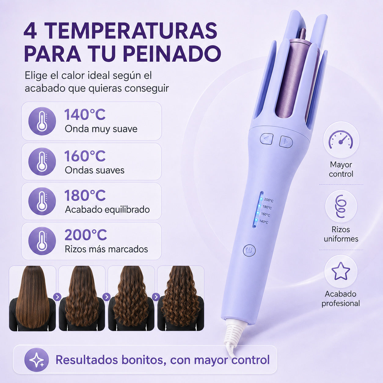 Curlify Pro™ – Rizador Automático 3 en 1